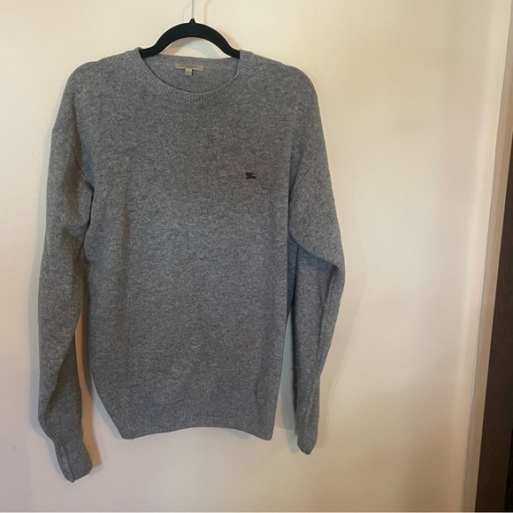 Authentic Burberry Mens Gray Long Sleeve
Pullover Sweater Size S Merino Wool - Picture 8 of 15